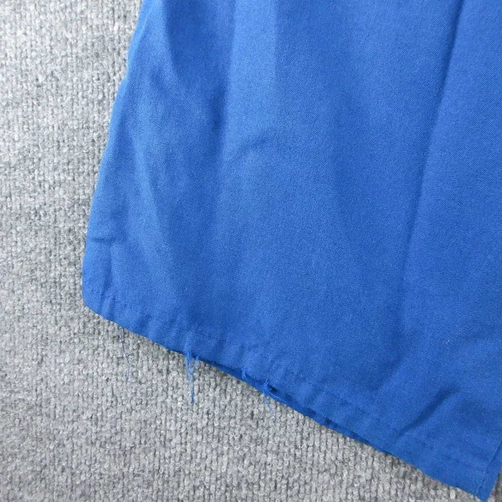 Workrite FR Coveralls Mens 50R Blue Twill Flame Resistant Mechanic Workwear USA